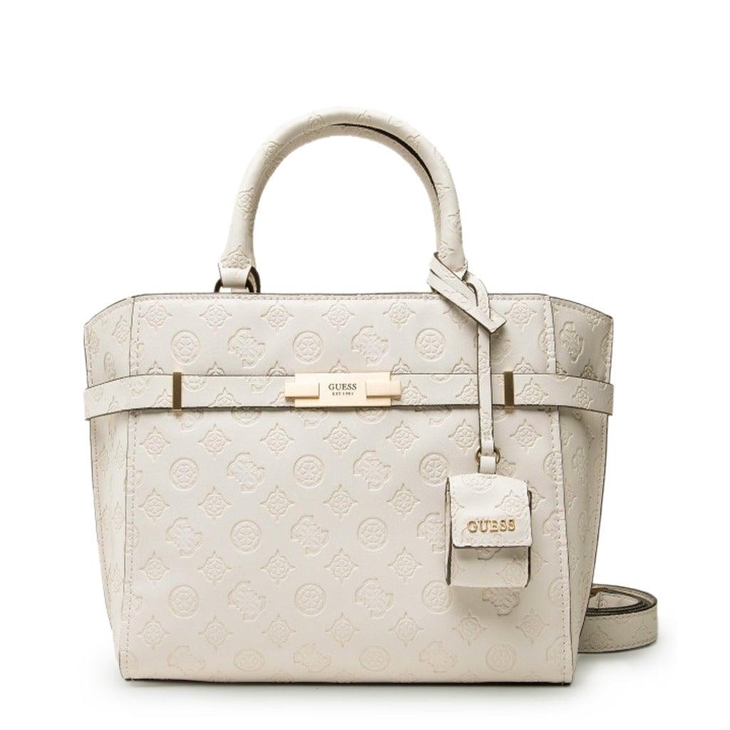 Bea Embossed 4G Peony Logo Satchel in White