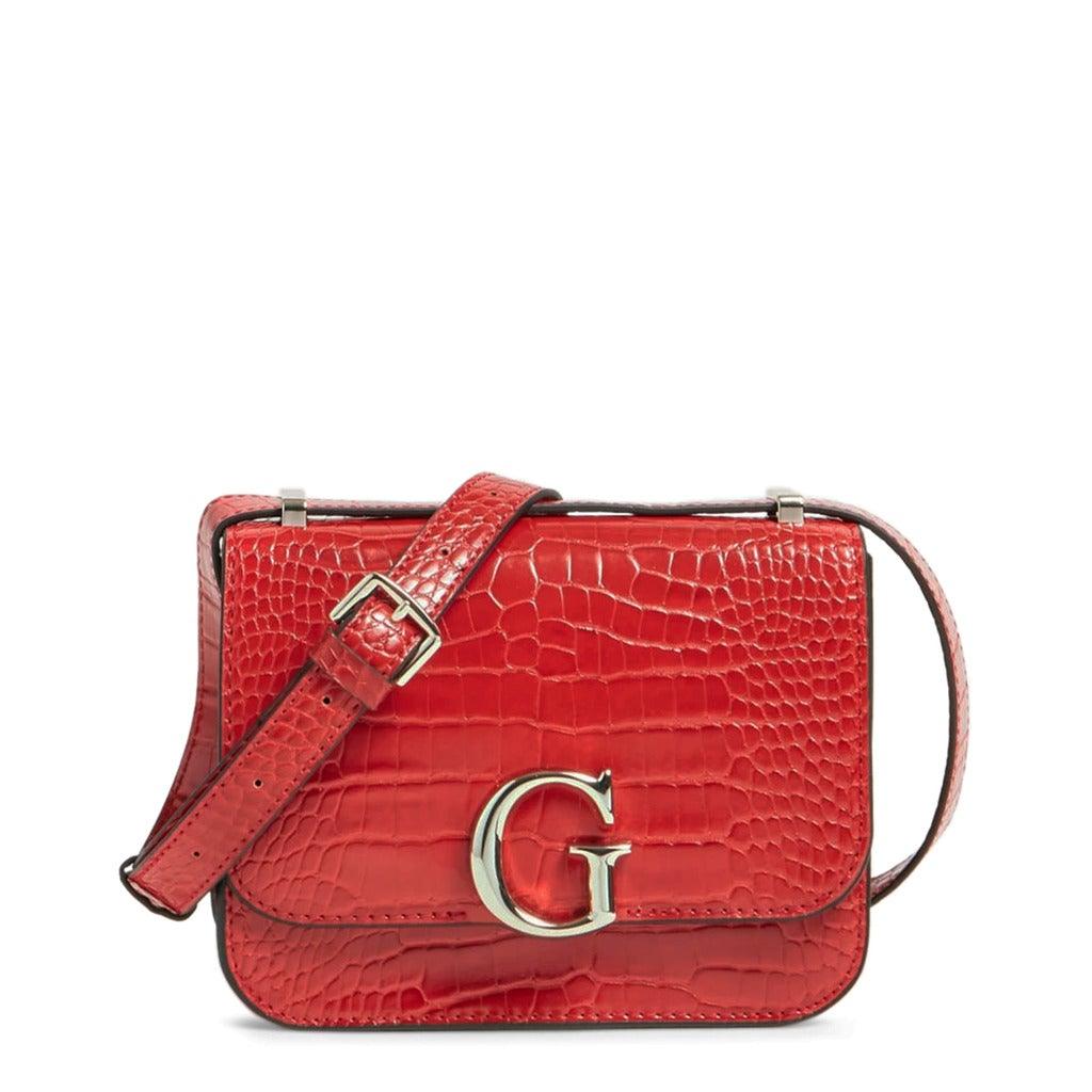 Corily Crossbody Bag In Dark Red Crocodile
