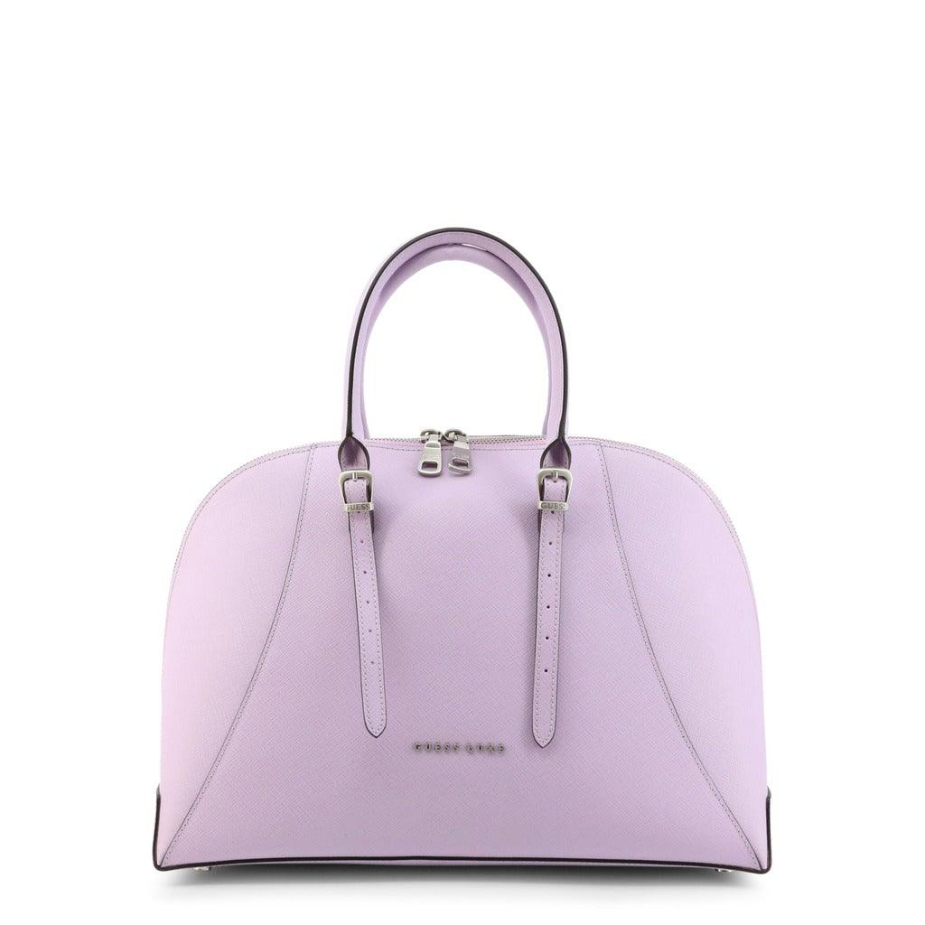 Luxe Leather Handbag in Violet