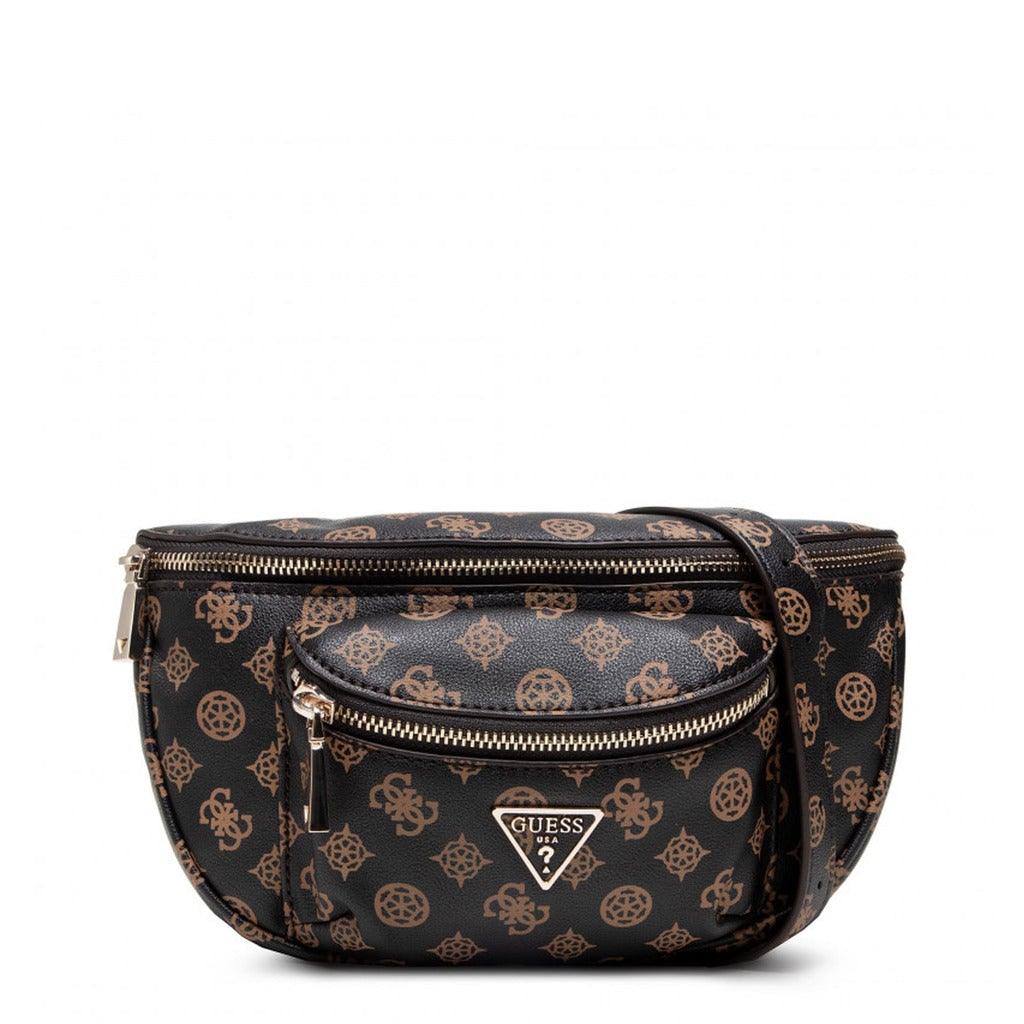 Monogram Print Shoulder Bag Brown
