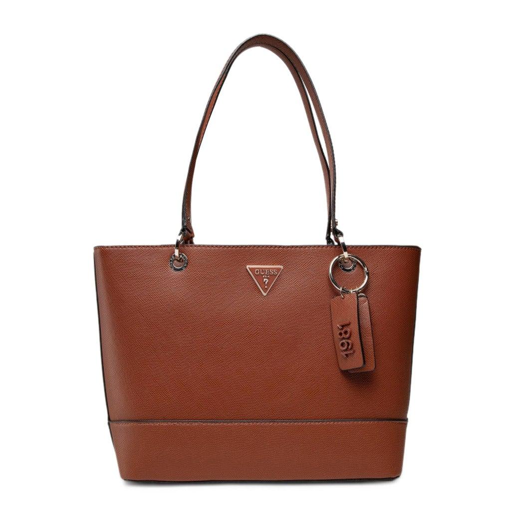 Brown Noelle Logo Charm Shopper