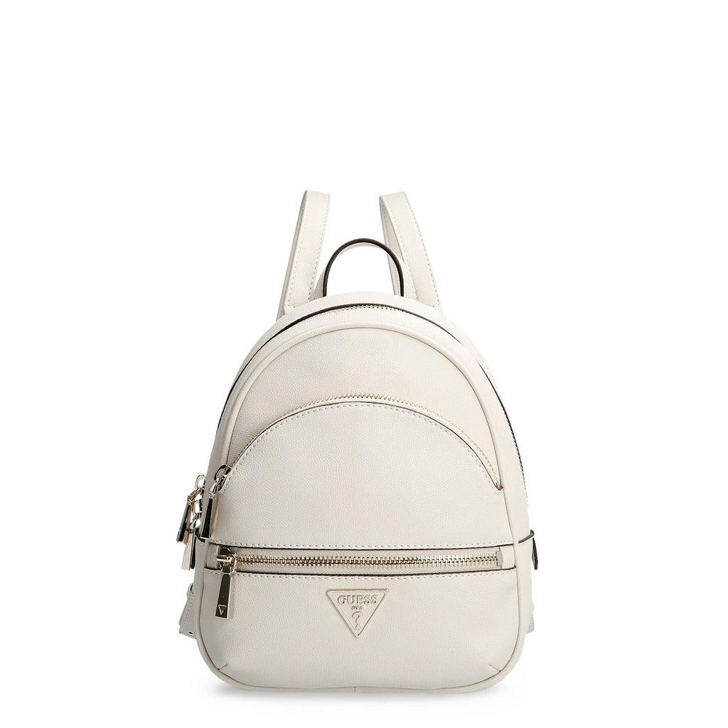 White Logo Backpack