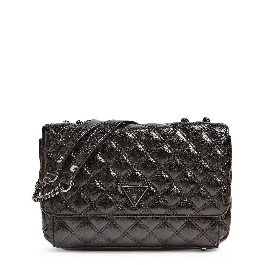 Cessily Quilted Crossbody Bag in Black