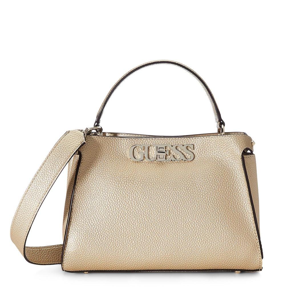 Uptown Chic Riemen Shoulder Bag In Gold