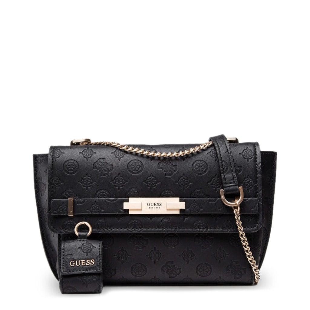 Bea Embossed 4G Peony Logo Chain Crossbody Bag in Black