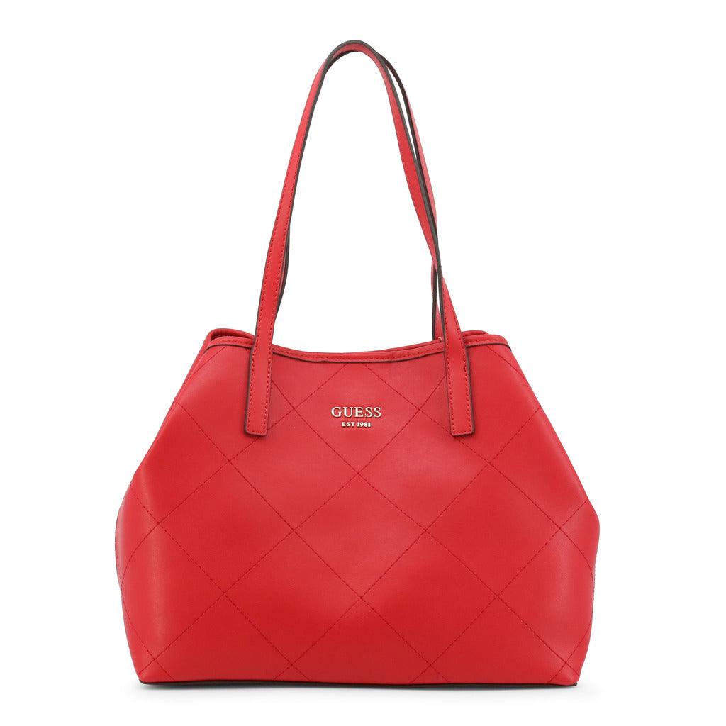 Vikky Quilted Shoulder Bag in Red
