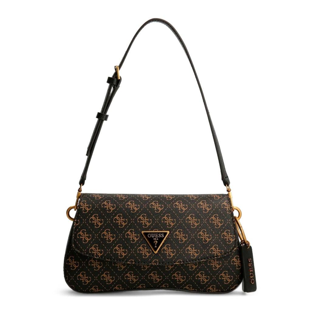 4G Monogram Logo Shoulder Bag in Brown