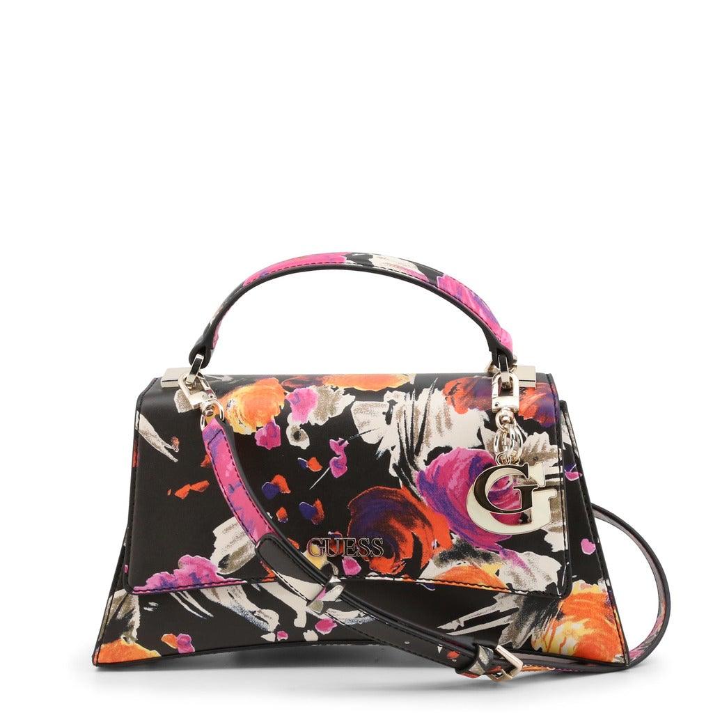 Dalma Logo Floral Charm Handbag