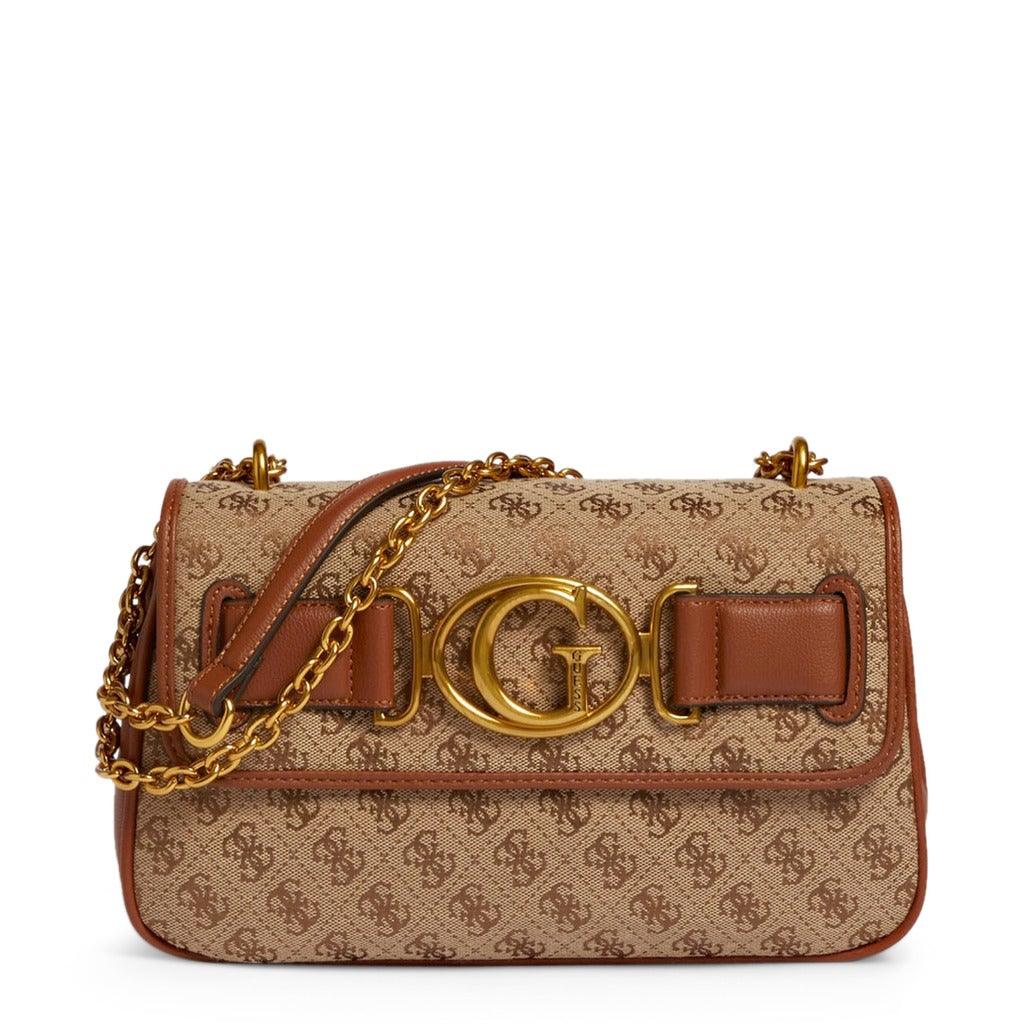 Aileen 4G Logo Chain Crossbody in Brown