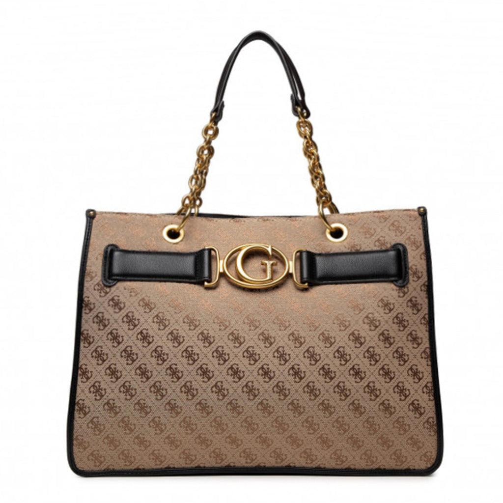 Aileen 4G Logo Chain Shopper Black