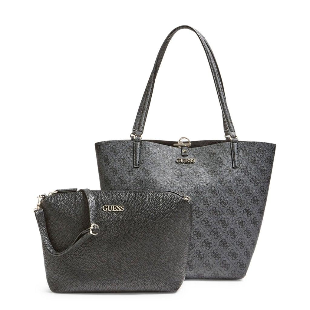 Alby Black Logo Shopper With Cochette
