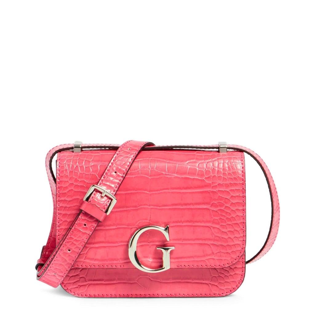 Corily Crossbody Bag In Pink Crocodile