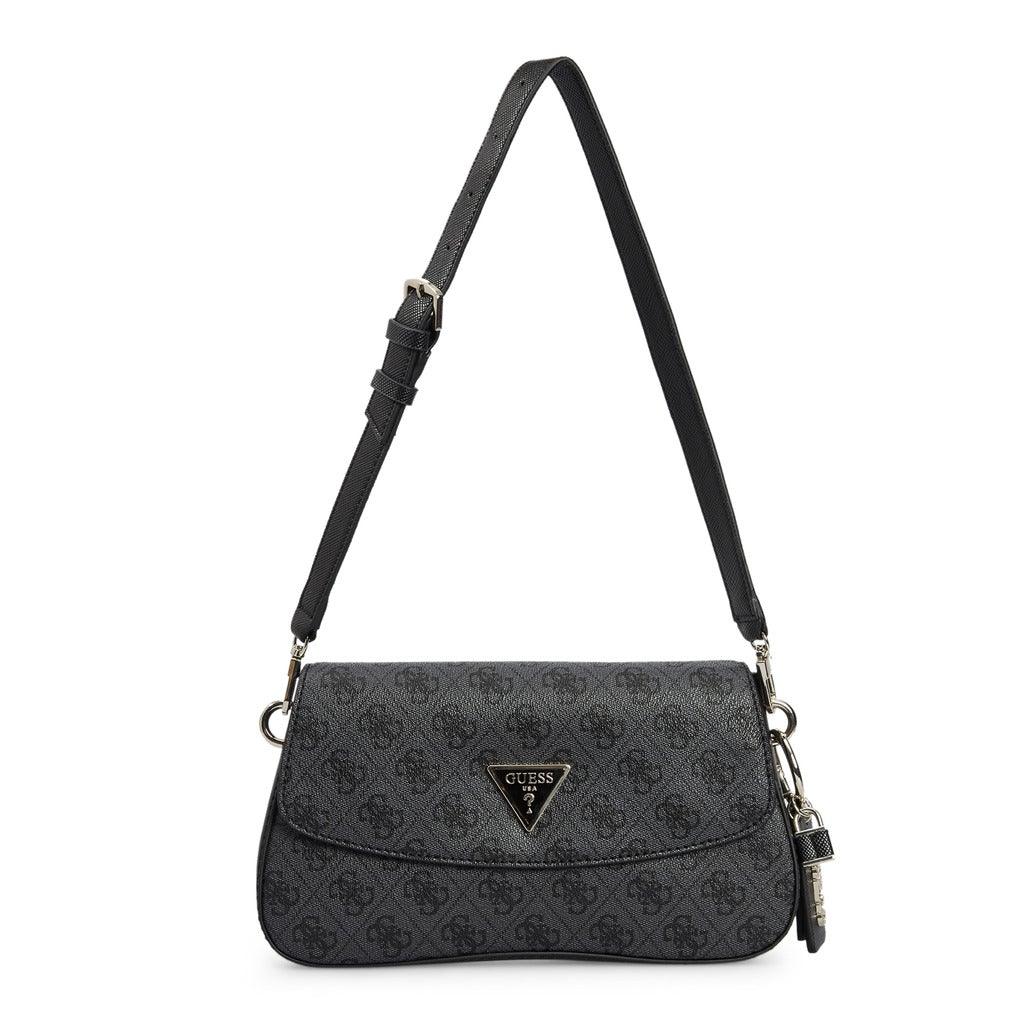 Grey Monogram Shoulder Bag